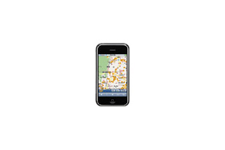 現在地周辺のFONスポットの検索に対応したiPhoneアプリ版「FON Maps」 画像