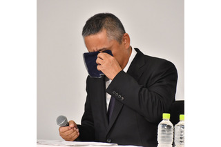 吉本興業の岡本社長が会見、宮迫・亮への契約解約の撤回と減俸50％を発表 画像