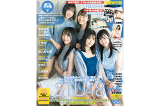 STU48メンバー5人が『BOMB』表紙に登場！瀬戸内でグラビアを撮影！ 画像