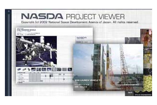 なつかしの衛星「きく」との再会。NASDA広報写真ライブラリをFlashで再現 画像