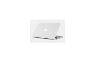 実売5,980円、3色カラバリ新型MacBook用ケース——リンゴマークをシースルーで映し出す！ 画像
