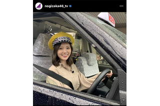 乃木坂46・白石麻衣のタクシードライバー姿にファン「かわいい！」「助手席に乗りたい」 画像
