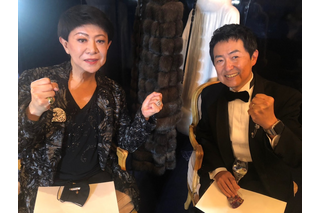 美川憲一、笠井信輔アナとの2ショット公開「本当に精神が強い方」 画像