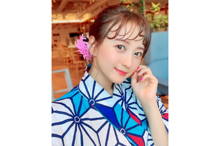 小松彩夏、夏の終わりを惜しみつつ浴衣ショット公開！ファン「萌え、萌え」「お似合いです」 画像