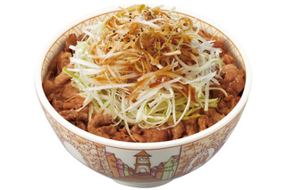 すき家、「白髪ねぎ牛丼」復活販売 画像