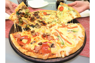 【実食レポ】“トッピングが34種類”のてんこ盛り！ドミノ・ピザの新商品「ベスト34」 画像