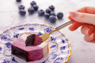 日野市産のブルーベリーを使用した「日野からの贈り物　ブルーベリーチーズケーキ」登場 画像