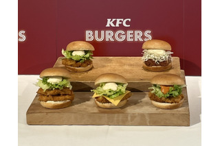 【実食】KFCバーガーに本気宣言！辛口・チーズ・ダブルが加わり5種になって新登場！ 画像