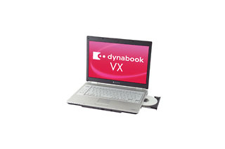 東芝、15.4型WXGA液晶搭載スリムノート「dynabook VX」など 画像