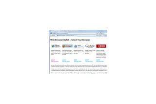 米マイクロソフト、欧州向けWindows 7でブラウザ選択画面 画像