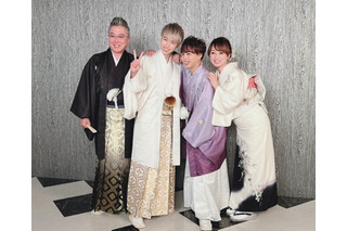 渡辺美奈代、家族4人での美しい和装ショットに「素敵なファミリー」の声 画像