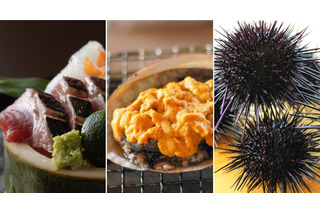 長崎壱岐島のミシュラン旅館、ウニ食べ比べ堪能できる「紫ウニ尽くし会席プラン」販売 画像