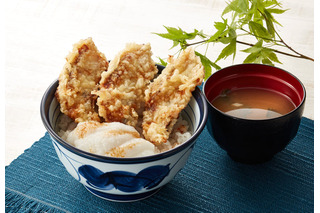 天丼てんや、うなぎ蒲焼き天ぷら＆十勝産とろろの「うなとろ天丼」期間限定販売 画像