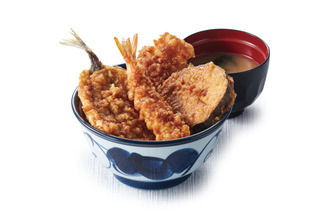 てんや、夏季限定品第2弾「たれづけあじの特丼」「夏野菜ミニ天丼とそばのセット」販売 画像