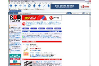 Opera Software、Webブラウザ「Opera 7.11 for Windows 日本語版」を公開 画像