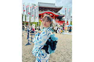 須田亜香里、今年ラストの浴衣は爽やかに！「バリ綺麗」「惚れ直すぜ」 画像