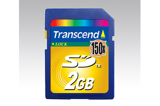 トランセンド、150倍速SDメモリーカードの2Gバイトモデル 画像
