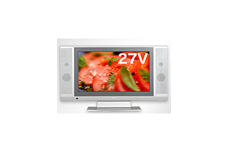 クイックサン、D4端子搭載の27V型液晶テレビとネットリモコンのセット製品 画像
