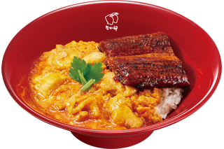なか卯、香ばしくふっくらとした蒲焼が魅力の「うなぎあいがけ親子丼」23日より発売 画像