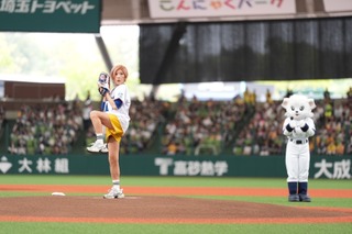 TRF・YU-KI「悔しい、もうちょっとできたはず」 人生初始球式の結果は？ 画像