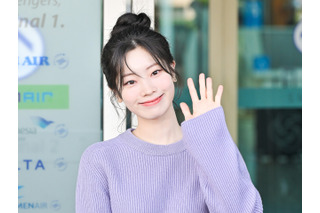 TWICE・ダヒョン、春色ピンクコーデが似合いすぎ!爽やか笑顔に胸キュン【PHOTO】 画像