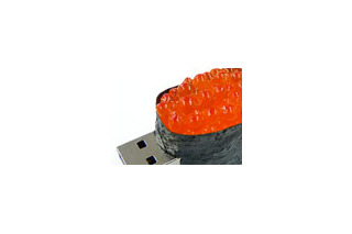 お土産に最適な寿司型USBメモリのケータイストラップ 画像
