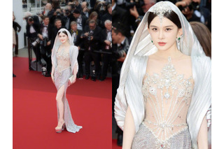 過度な露出をともなうドレスが原因?カンヌ映画祭のレッドカーペットから退場となった中国女優に韓国も注目 画像
