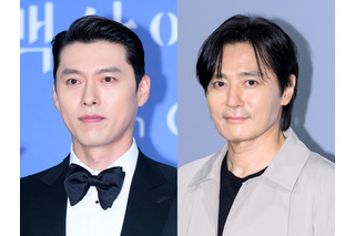 ヒョンビン、髭を生やした近影が話題!俳優チャン・ドンゴンらと「見てるだけで癒される」豪華ショット 画像