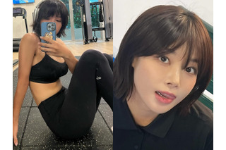 “ラケット破壊”の元カレも後悔?はち切れそうな健康美スタイル…ユビン、お座りテニスコートSHOT【PHOTO】 画像