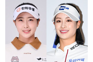 韓国“美女”ゴルファー、パク・キョル&キム・ミンジュがアミノ酸ブランドとスポンサー契約! 画像