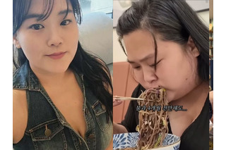谷間披露は自信の表れか 驚異の“マイナス67kg”で大変身したスジさんの近況が話題、弟夫婦は歌手【PHOTO】 画像