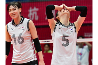 “無傷の4連勝”日本と正反対…韓国女子バレー“泥沼の4連敗”で最下位、早くも降格危機が現実味 画像