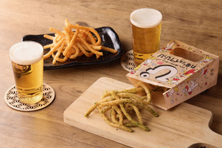 もちもちうどんを揚げちゃった!丸亀製麺「シェイクぴっぴ」24日から販売 画像