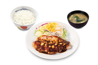 松屋が日本ハムとコラボ!豪快な厚切り肉を使用した「雪国育ちトンテキ」が24日から販売 画像