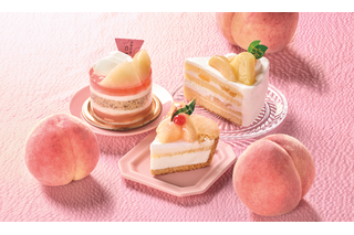山梨県産白桃使用「ももケーキ」が本日発売!シャトレーゼから白桃スイーツ5種が登場 画像