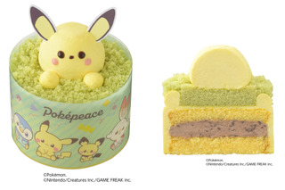 ピカチュウがケーキになって登場!銀座コージーコーナー、「ピカチュウのチョコバナナケーキ」を8月1日から発売 画像