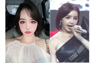 “顔面フィルター疑惑”をステージで一蹴…2NE1パク・ボム、ハーフタイム公演で見せたビジュアルが話題 画像