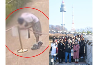 K-POPアイドルの誕生日イベントで事務所が文化遺産にステッカーを貼る問題行動 韓国教授が自国民に一喝 画像
