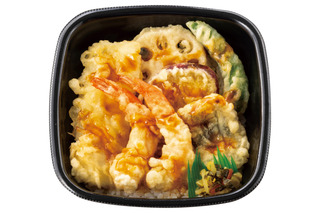 ほっともっと、「海鮮天丼」にカレイ天ぷら初登場!27日から680円で発売 画像