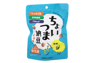 ちょい飲みお供にちょうどいい！醤油味の納豆スナック「ちょいつま納豆」が9月1日発売 画像