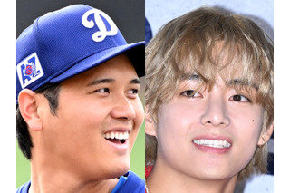 「オオタニの隣でも引けを取らない体格」BTS・Vと大谷翔平の対面に韓国メディア各社熱狂！「世紀の出会い」「史上最高の2SHOT」 画像