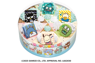 サンリオ“6にんの男のコ”ユニット「はぴだんぶい」がサーティワンアイスケーキに！9月12日より販売開始 画像