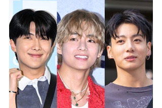 BTS・RM&V&JUNG KOOK、ロサンゼルスのジムで鍛錬中!筋骨隆々とした体つきが話題【PHOTO】 画像