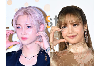 Stray Kids・フィリックス&BLACKPINK・リサ、意外な仲睦まじい2SHOTが話題「尊い」【PHOTO】 画像