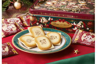 東京ばな奈、クリスマス限定『ミッキー&フレンズ』ショコラサンドが発売！10月30日に先行受付開始 画像