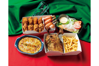 人気の“クリスピーチキン”から“骨付鳥ひな”まで！がブリチキン。、クリスマス限定「がブリマスBOX」本日より予約受付開始 画像