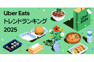 Uber Eats、2025年トレンドランキング発表！今年最も注文された商品は？ 画像