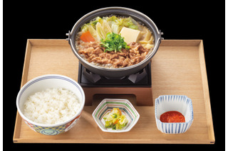 吉野家、「牛すき祭」開催！鍋も牛すき丼も本日より10％オフ！ 画像