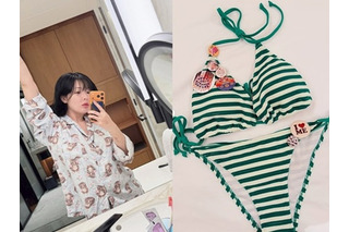 ヒョナがダイエット成功を“自信満々”に報告。着用ビキニも公開 画像