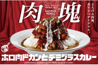 ココイチ、豚肩ロースの“肉塊”が乗った豪快カレーが本日発売！ 画像